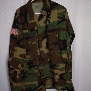 Authentic military camo shirt